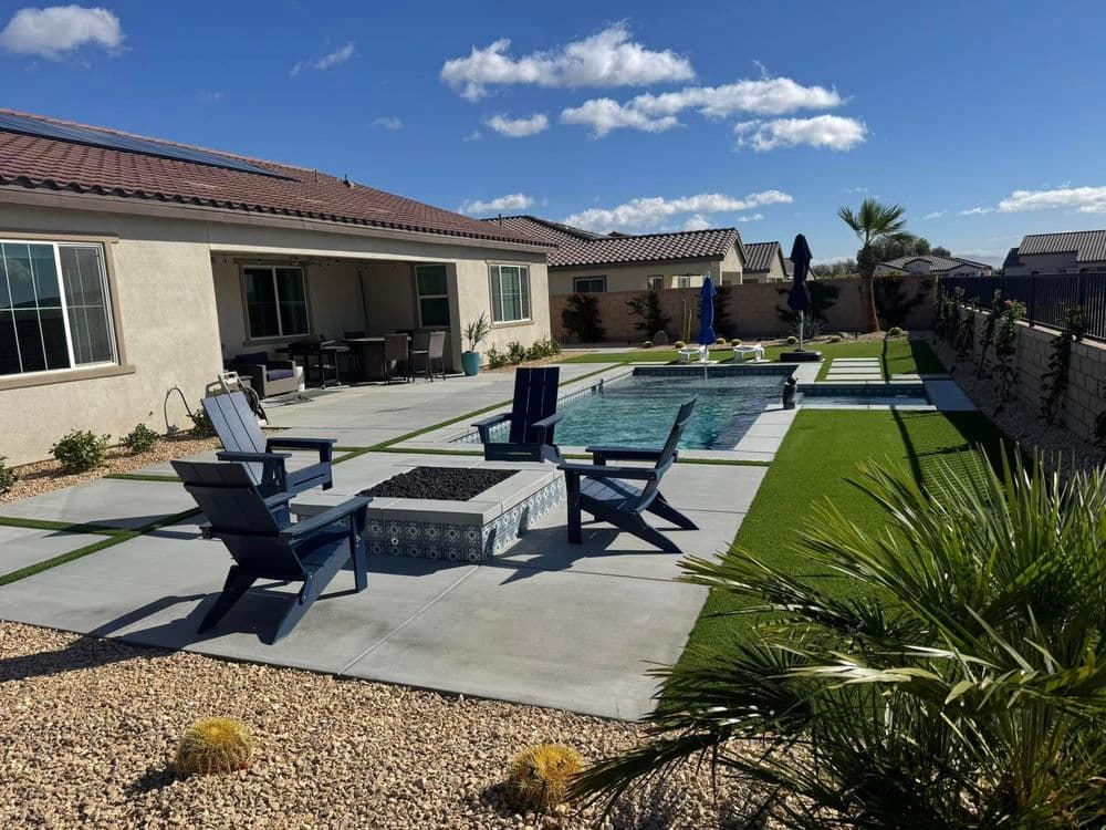 Gallery photos for Elegant Backyard Transformation in La Quinta, CA: Image #1