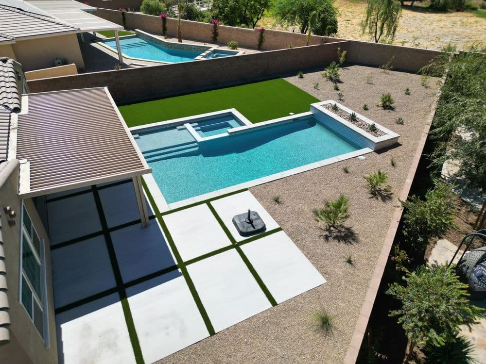 Project Modern Pool Design Completed in La Quinta image