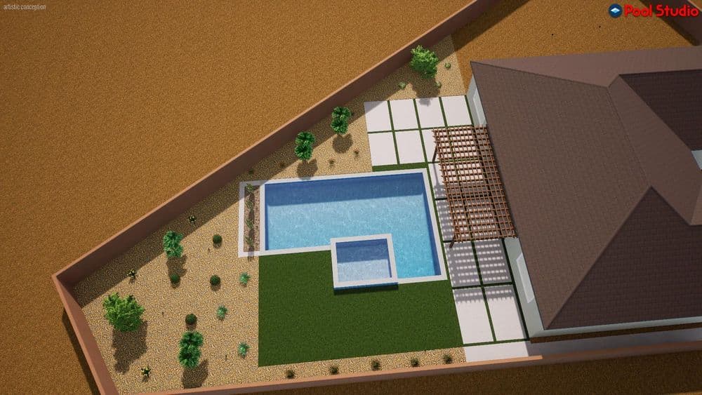 Gallery photos for Modern Pool Design Completed in La Quinta: Image #2